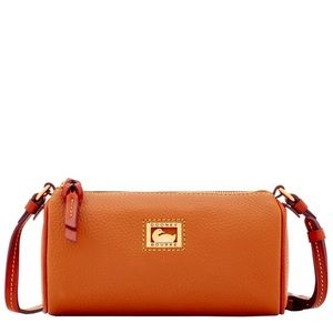 Dooney and Burke Dillen camel small leather bag